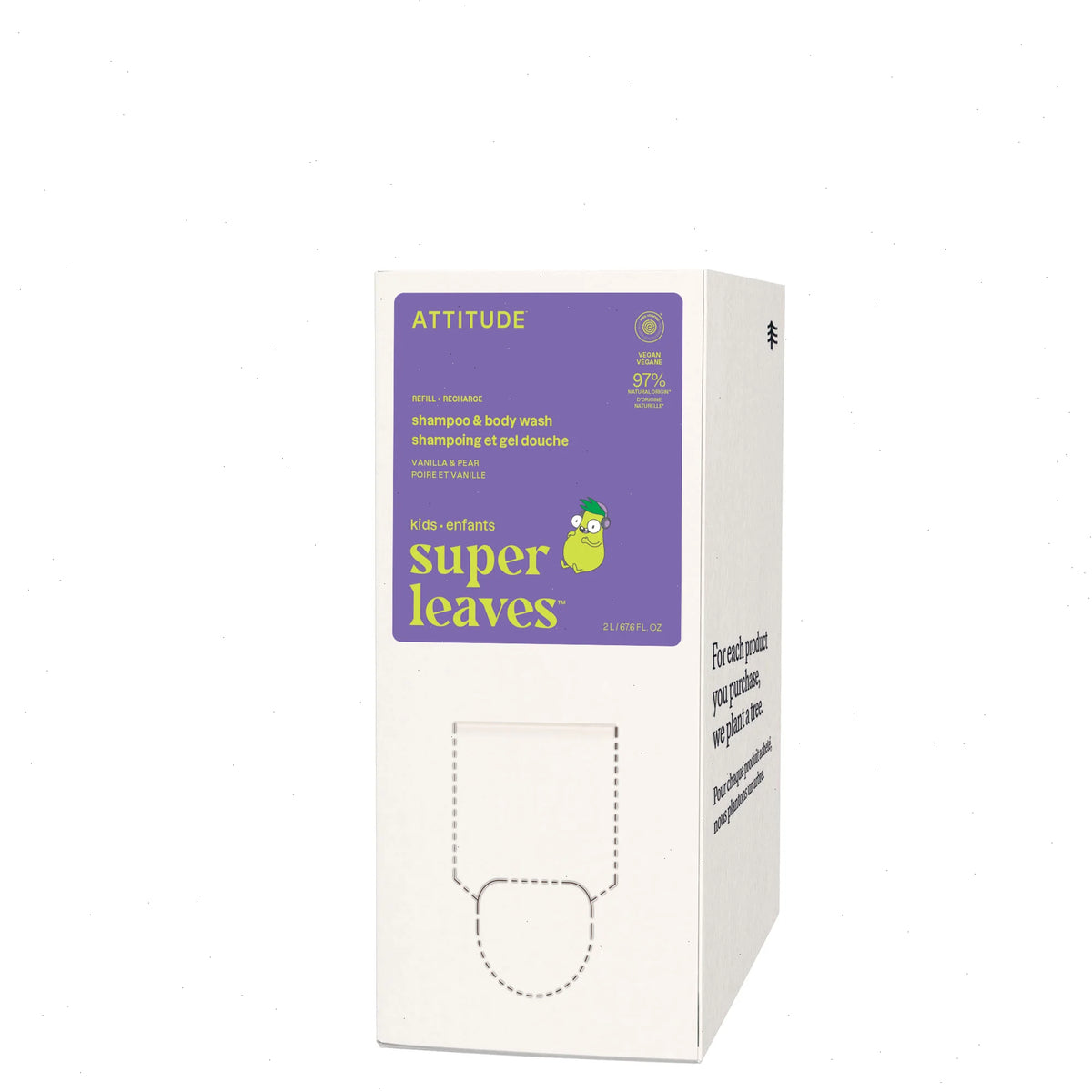 2-in-1 Kids Shampoo & Body Wash Vanilla & Pear-67.6 FL. OZ.