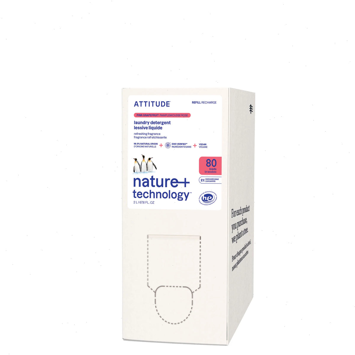 Laundry Detergent Pink Grapefruit-Refill 67.6 FL. OZ. - 80 loads